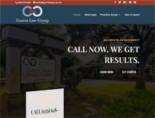 Tablet Screenshot of guerralawgroup.com